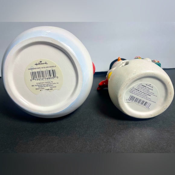 Vintage Hallmark Christmas Snowman Luminary Candle Holder & Snowman Jar - Picture 5 of 5